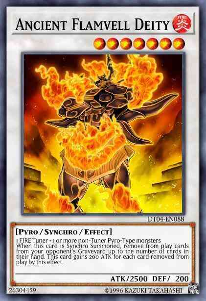 Ancient Flamvell Deity - HA04-EN056 - Secret Rare - Unlimited