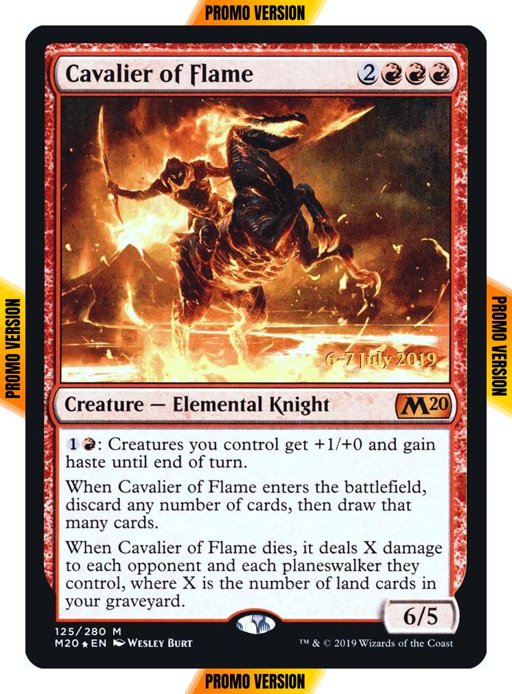 Cavalier of Flame [125s] [Core Set 2020 Promos] [Foil]