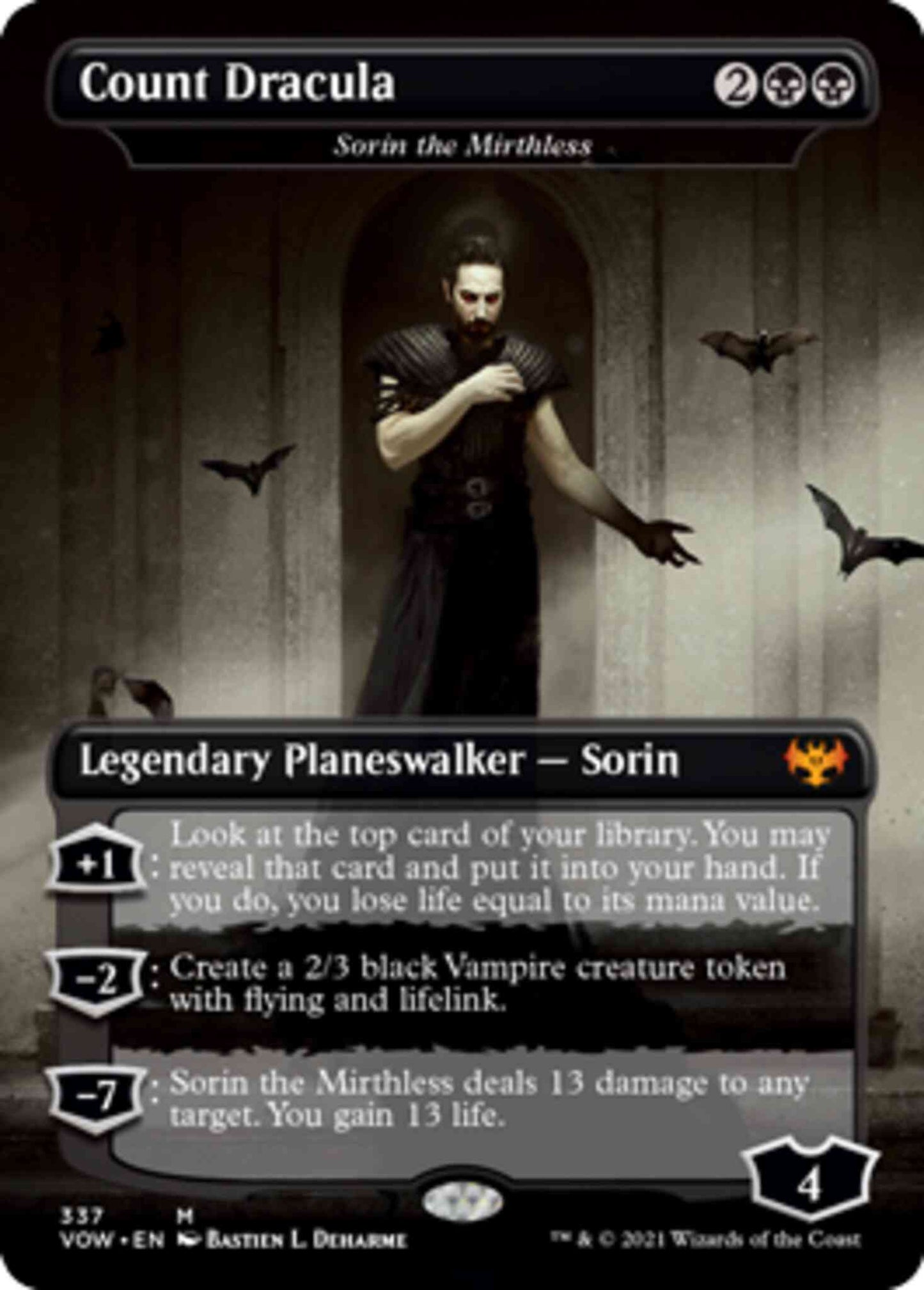 Count Dracula - Sorin the Mirthless [337] [Dracula Series] [Innistrad: Crimson Vow] [Non-Foil]