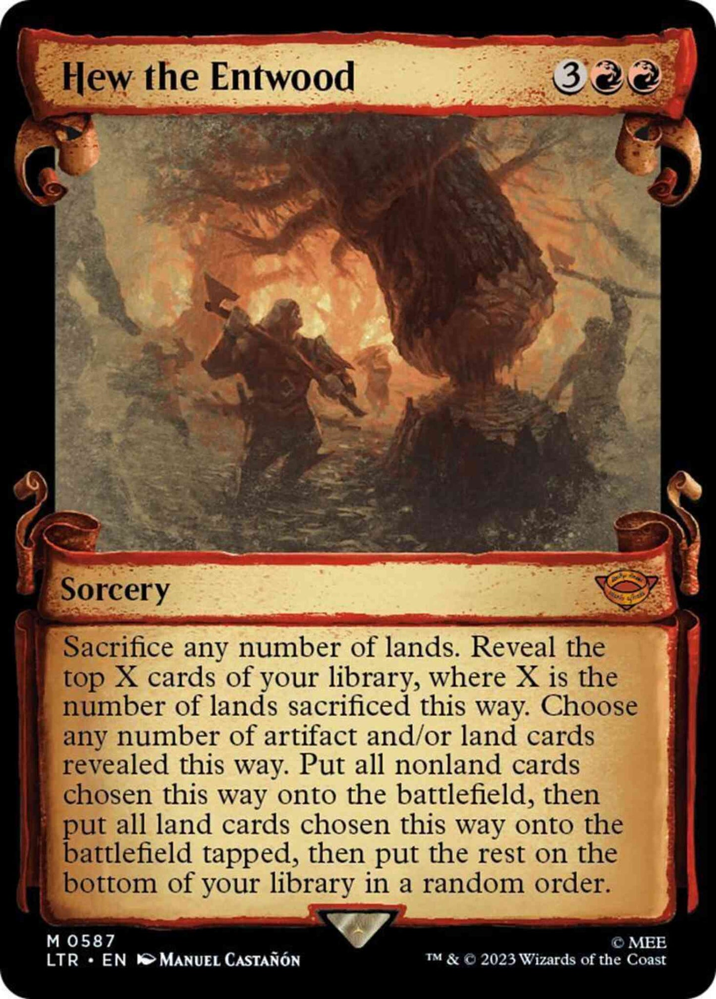 Hew the Entwood [587] [Scrolls Showcase] [The Lord of the Rings: Tales of Middle-earth] [Non-Foil]