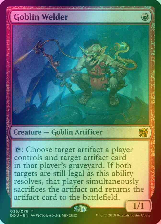 Goblin Welder [35] [Duel Decks Elves vs Inventors] [Foil]