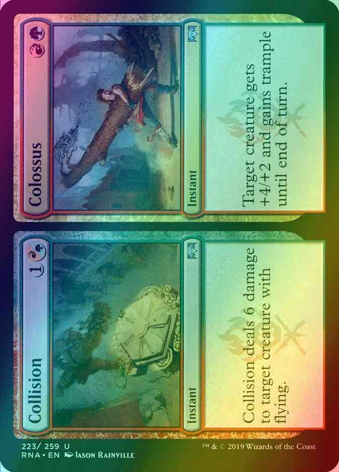 Collision // Colossus [223] [Ravnica Allegiance] [Foil]