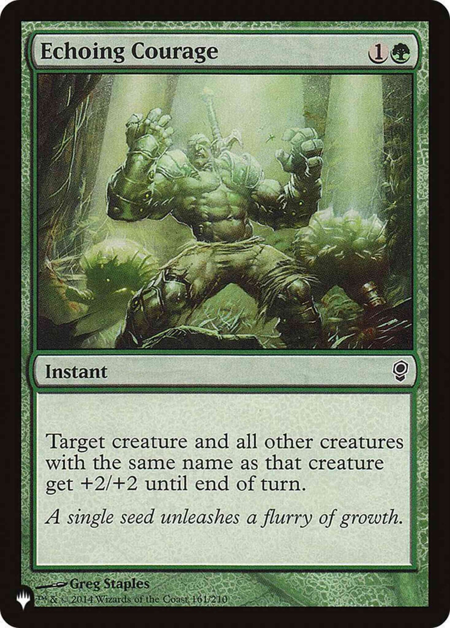 Echoing Courage [CNS-161] [The List] [Non-Foil]