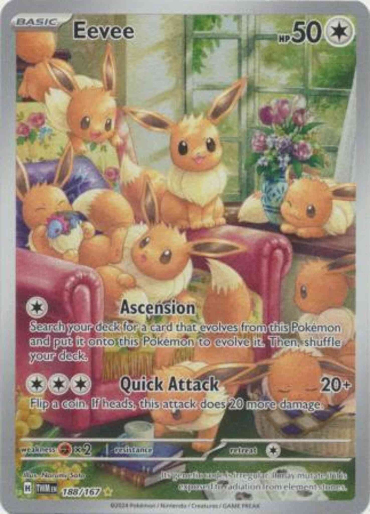 Eevee - 188/167 - Illustration Rare [sv06-188] [Ultra]