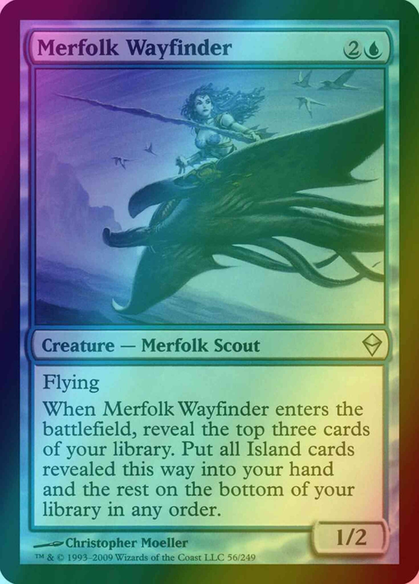 Merfolk Wayfinder [56] [Zendikar] [Foil]