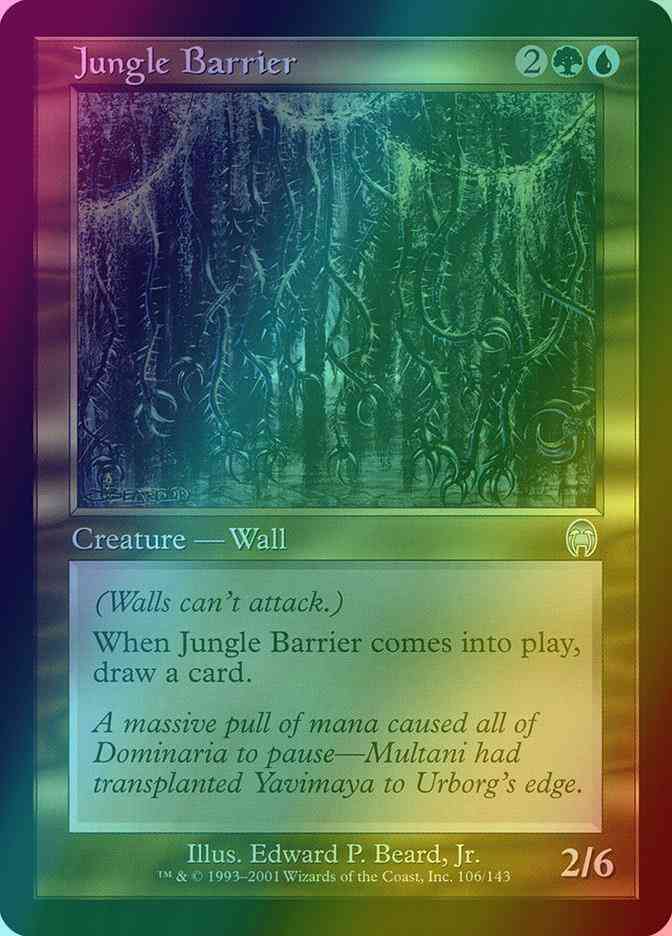 Jungle Barrier [106] [Apocalypse] [Foil]