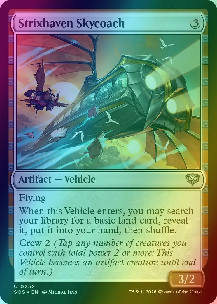 Strixhaven Skycoach [252] [Secrets of Strixhaven] [Foil]