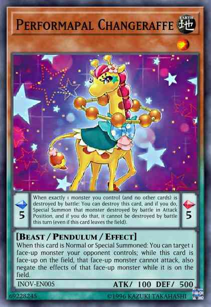 Performapal Changeraffe - MP17-EN130 - Common - 1st Edition