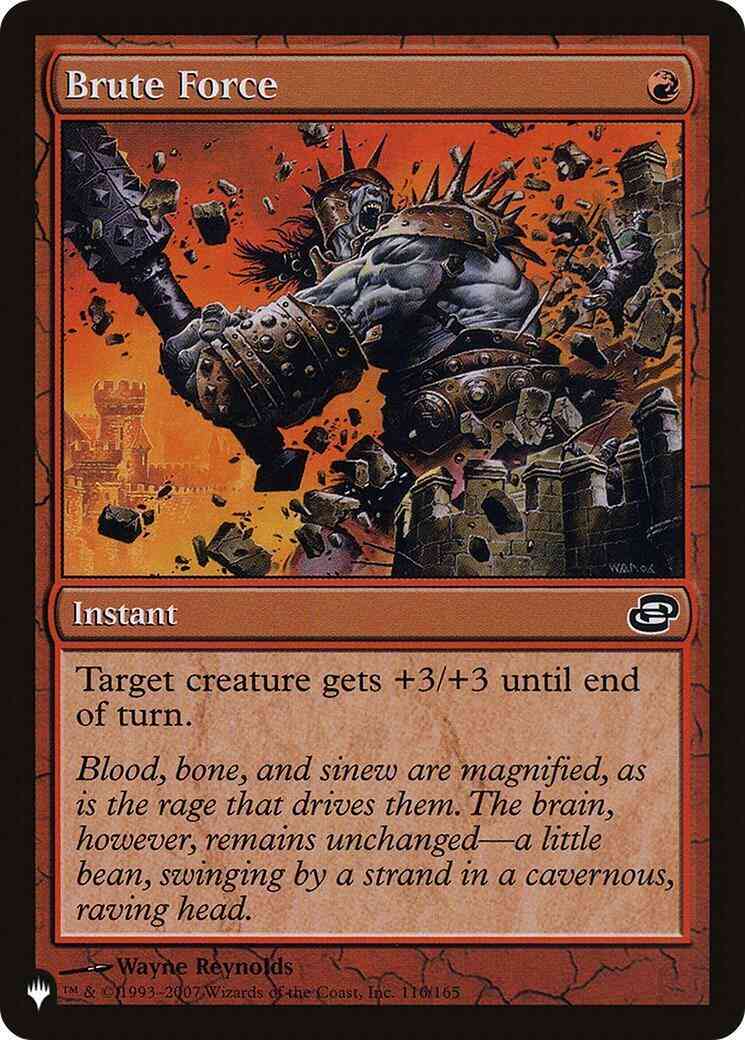 Brute Force [PLC-116] [The List] [Non-Foil]