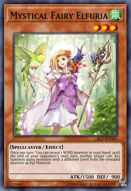 Mystical Fairy Elfuria - CBLZ-EN085 - Secret Rare - Unlimited
