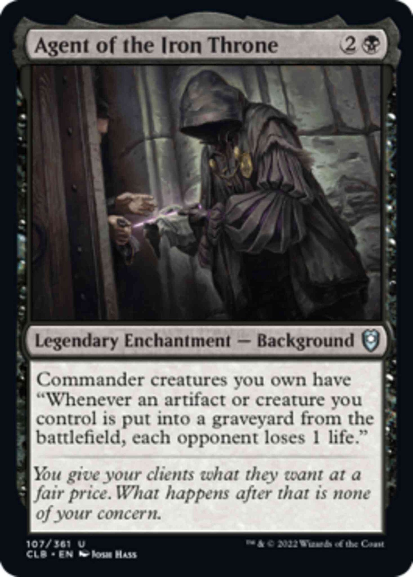 Agent of the Iron Throne [107] [Commander Legends: Battle for Baldur's Gate] [Non-Foil]