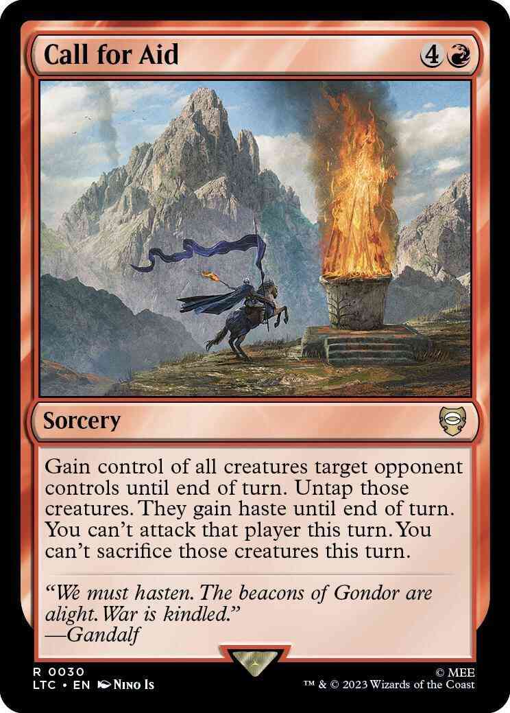 Call for Aid [30] [The Lord of the Rings: Tales of Middle-earth: Commander] [Non-Foil]