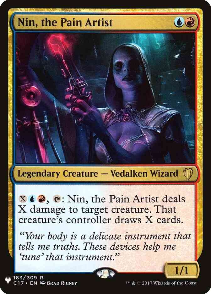 Nin, the Pain Artist [C17-183] [The List] [Non-Foil]