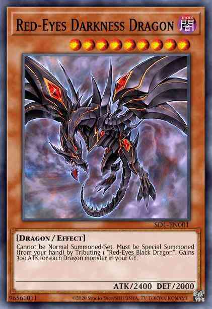 Red-Eyes Darkness Dragon - LDS1-EN003 - Common - 1st Edition