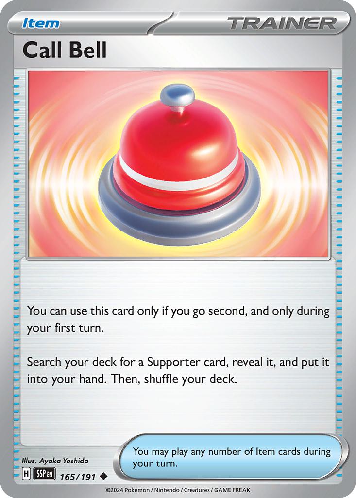 Call Bell - 165/191 - Uncommon [sv08-165] [Non-Holo]