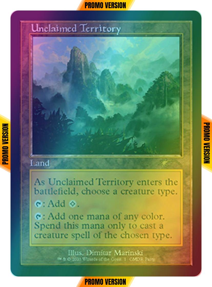 Unclaimed Territory [11] [Retro Frame][ Commander Party] [Wizards Play Network 2023] [Foil]