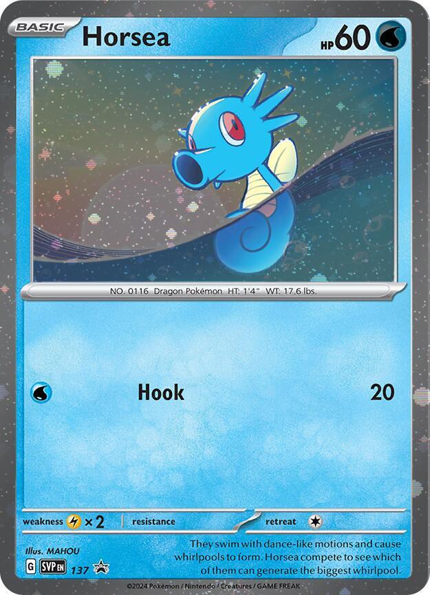 Horsea - 137 - Promo [svp-137] [Cosmos Holo]
