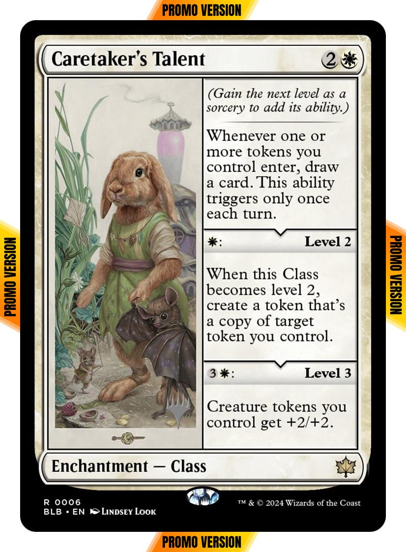 Caretaker's Talent [6p] [Promo Pack] [Bloomburrow: Promos] [Non-Foil]