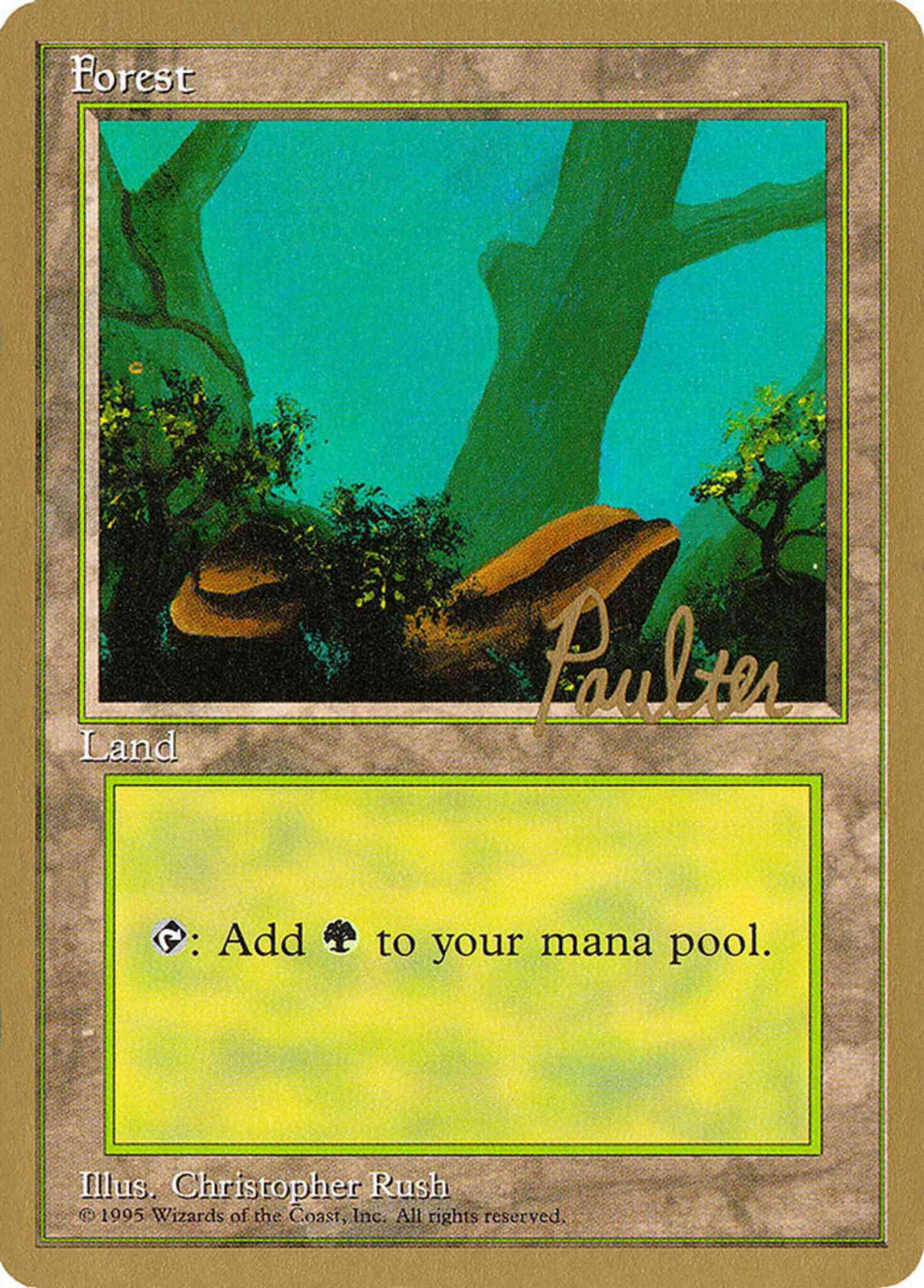 Forest [pp378] [Preston Poulter] [Rocks] [Pro Tour Collector Set] [Non-Foil]