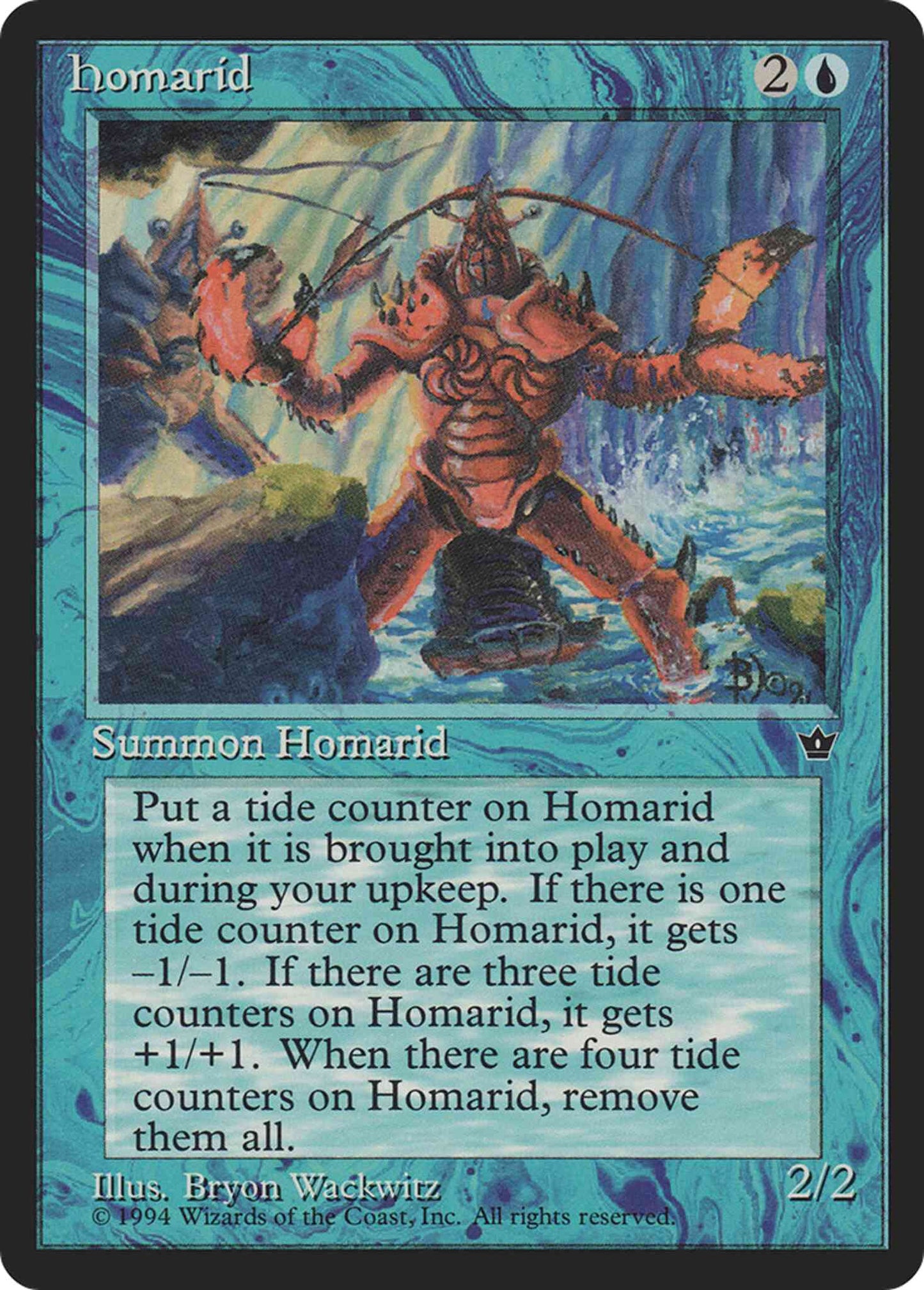 Homarid [Bryon Wackwitz] [19d] [Fallen Empires] [Non-Foil]