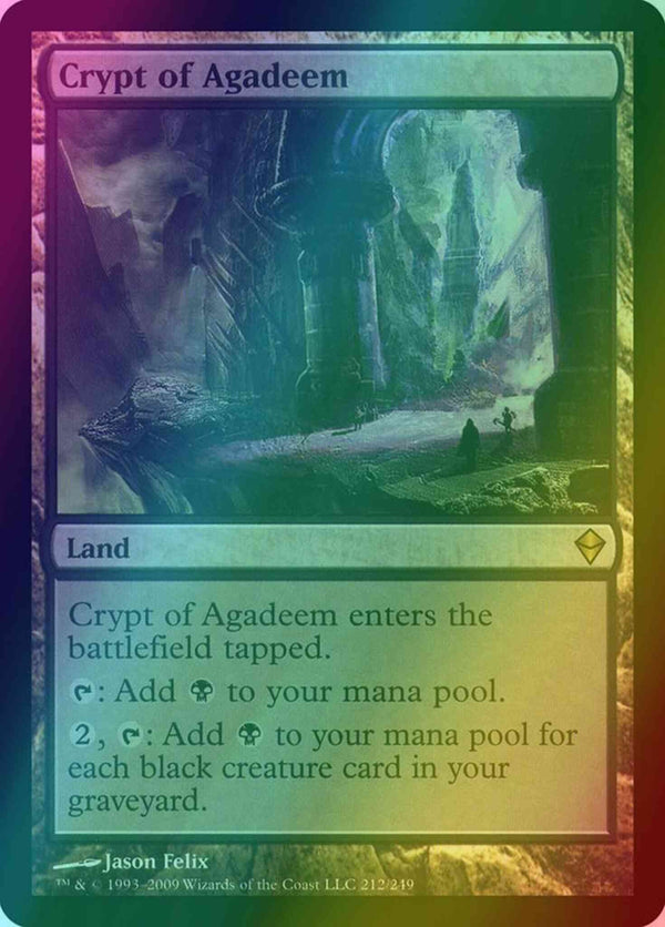 Crypt of Agadeem [212] [Zendikar] [Foil]