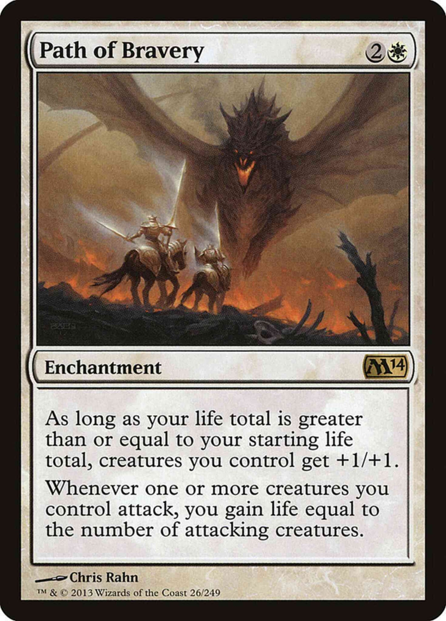 Path of Bravery [26] [Magic 2014] [Non-Foil]