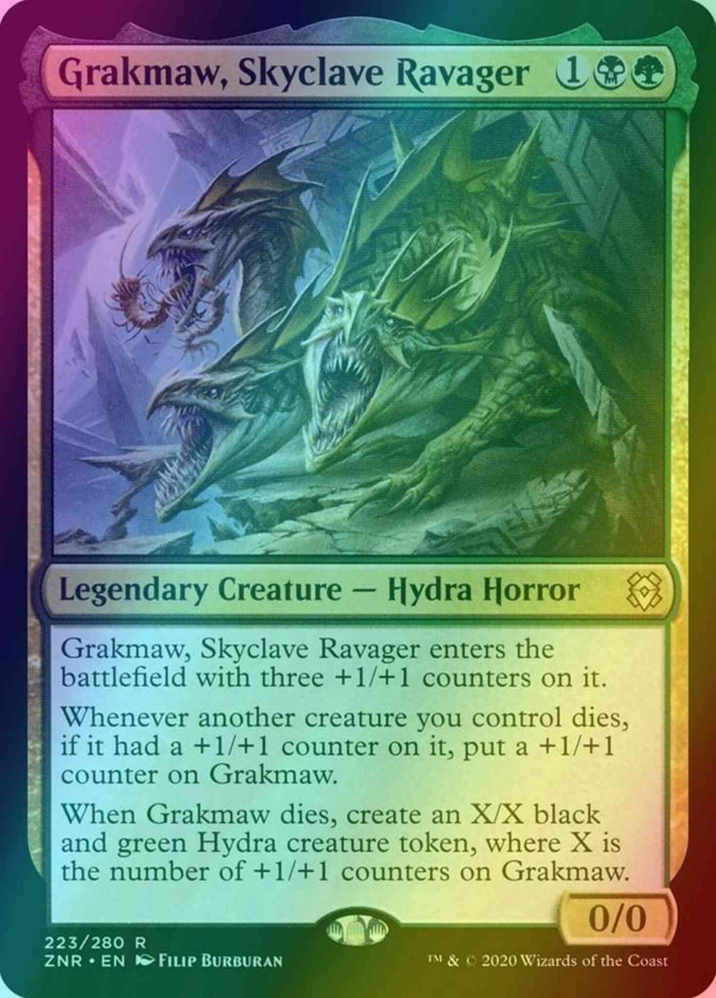 Grakmaw, Skyclave Ravager [223] [Zendikar Rising] [Foil]