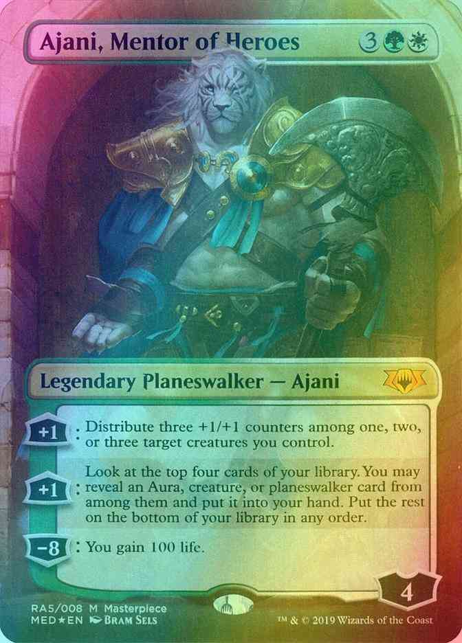 Ajani, Mentor of Heroes [RA5] [Mythic Edition] [Foil]