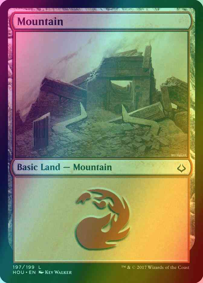 Mountain [197] [Hour of Devastation] [Foil]