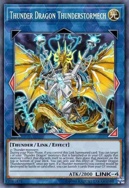 Thunder Dragon Thunderstormech - DUPO-EN030 - Ultra Rare - 1st Edition