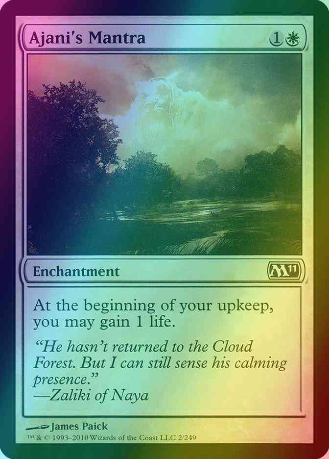 Ajani's Mantra [Magic 2011] [Foil]