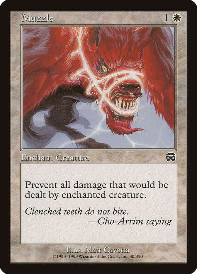Muzzle [30] [Mercadian Masques] [Non-Foil]