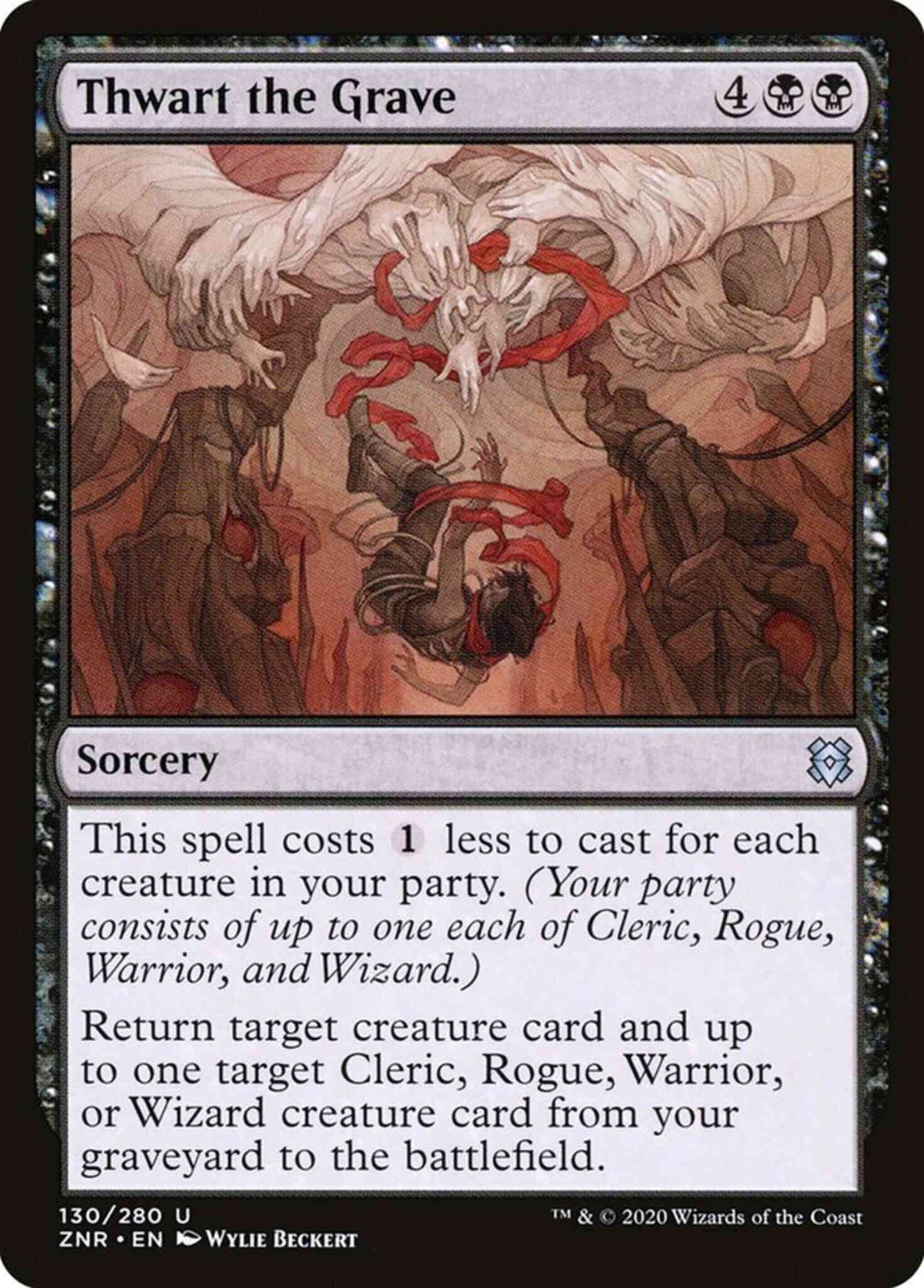 Thwart the Grave [130] [Zendikar Rising] [Non-Foil]