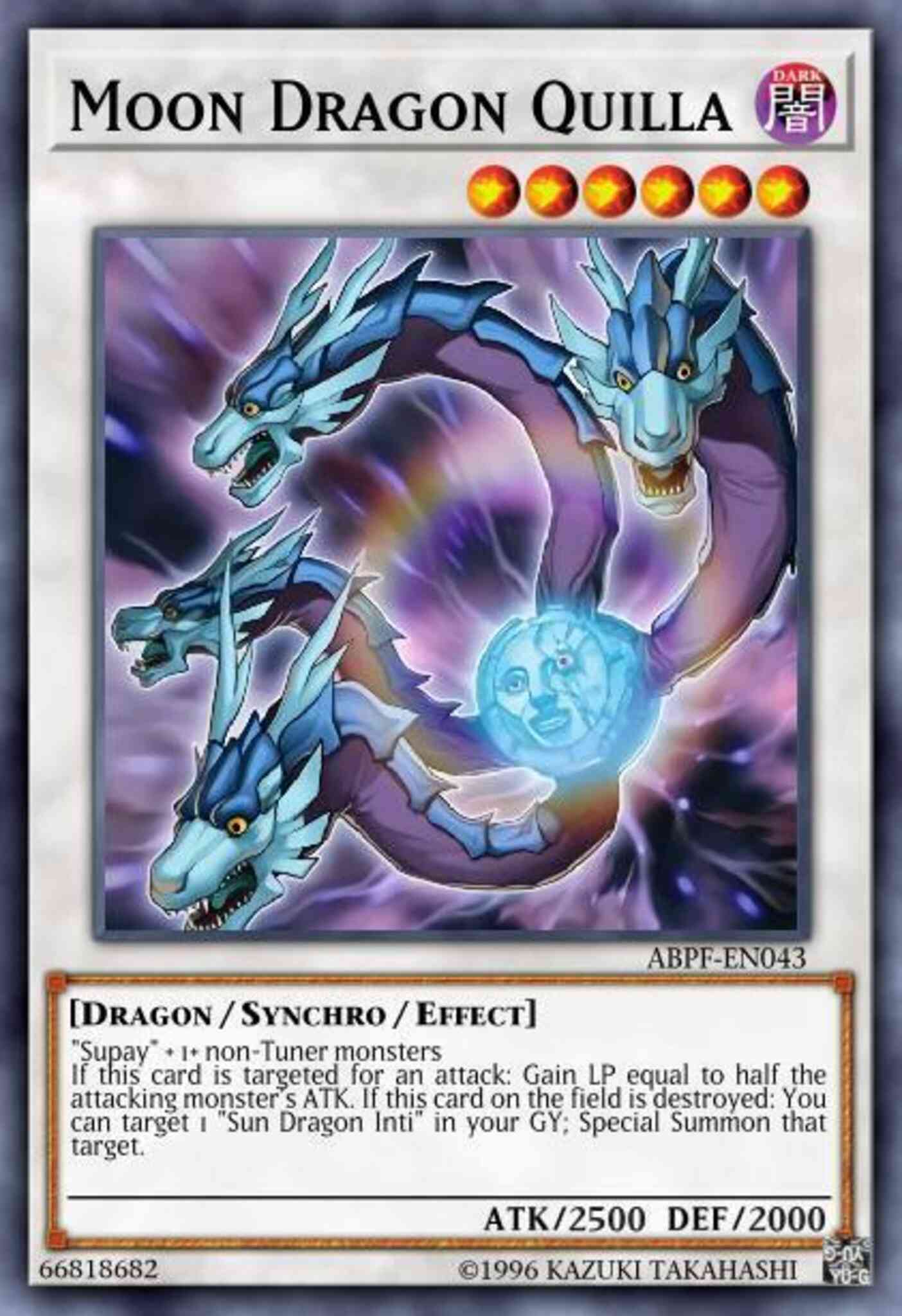 Moon Dragon Quilla - LC5D-EN242 - Common - 1st Edition
