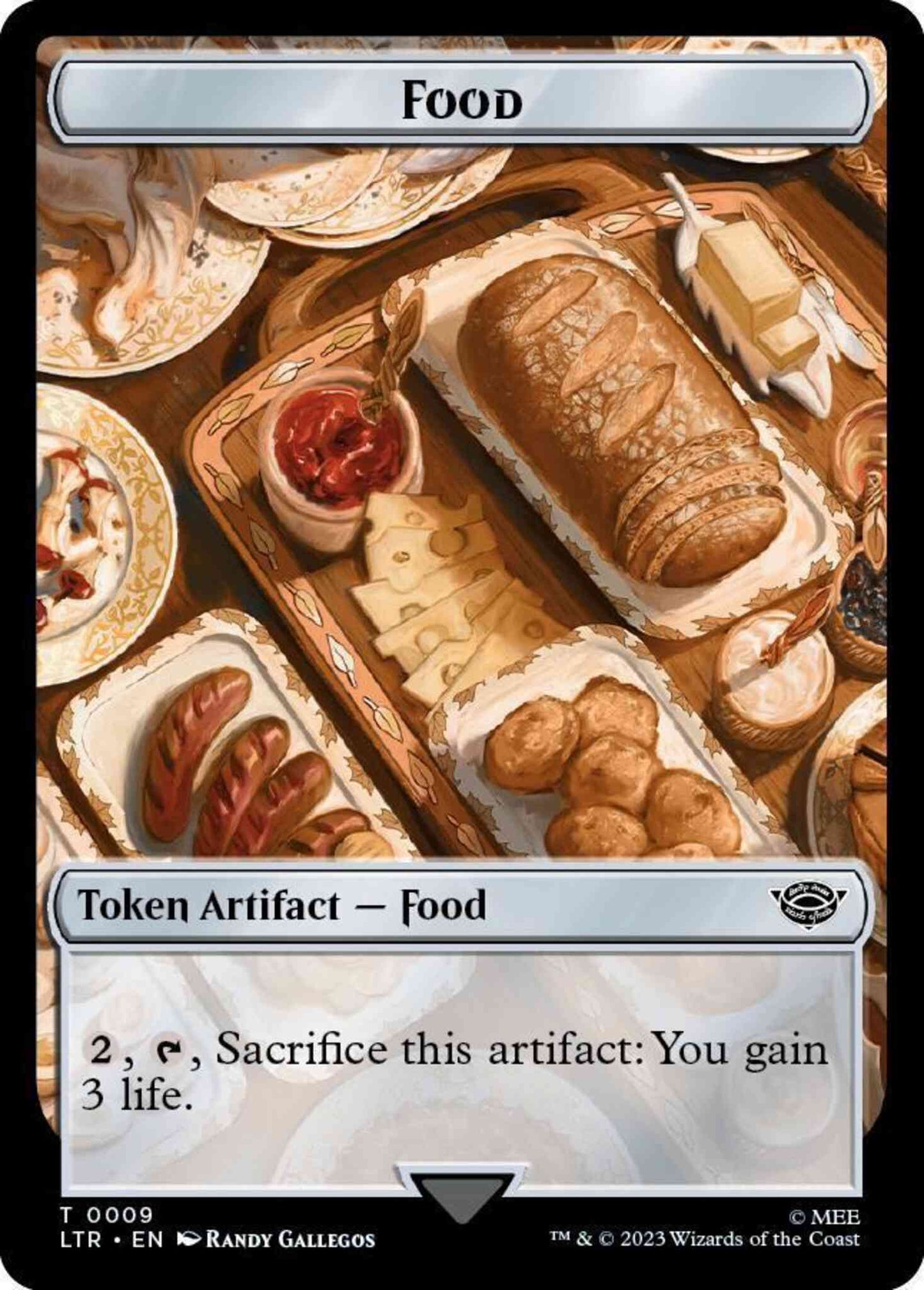 Food Token (09) // Treefolk Token (13) [The Lord of the Rings: Tales of Middle-earth: Commander: Tokens] [Non-Foil]