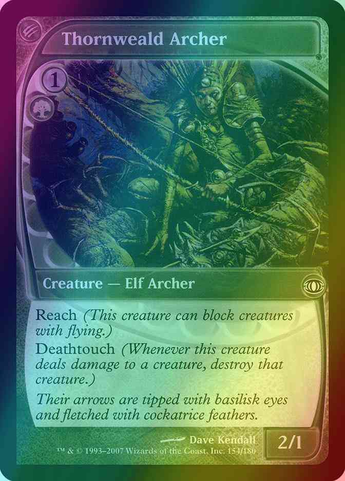 Thornweald Archer [154] [Future Sight] [Foil]