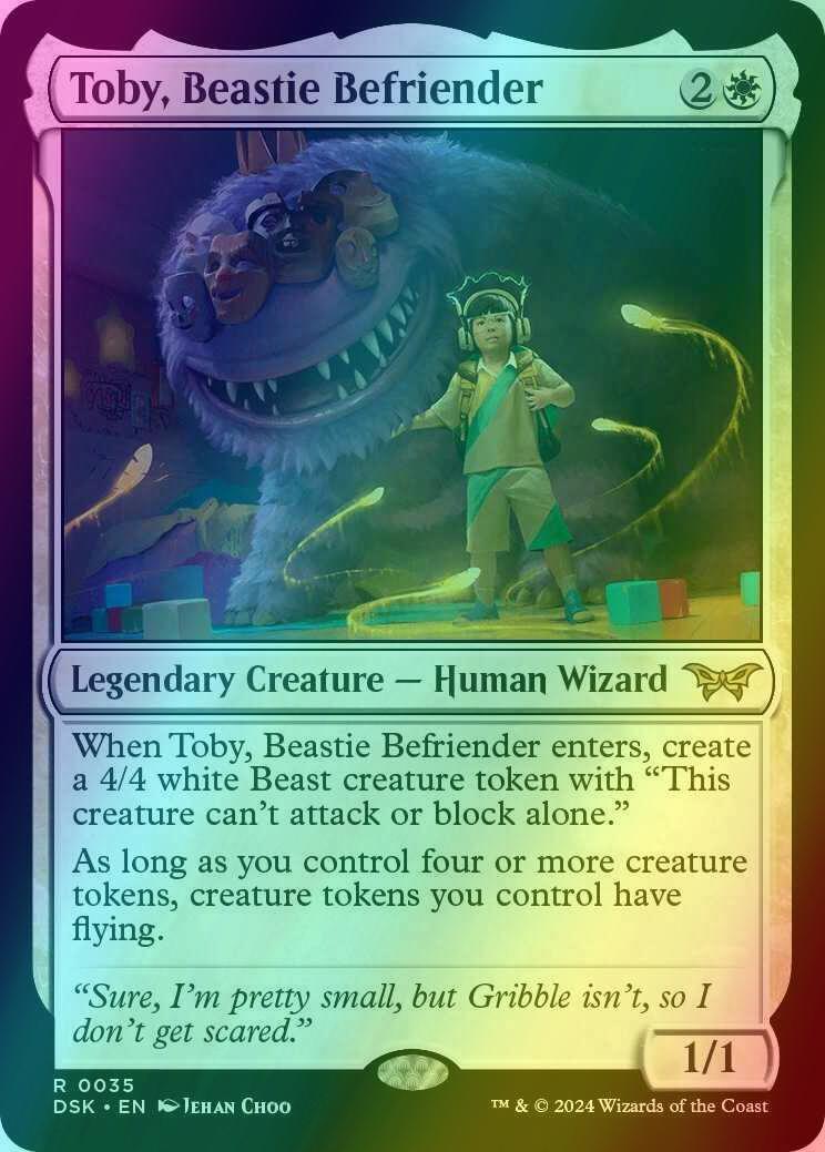 Toby, Beastie Befriender [35] [Duskmourn: House of Horror] [Foil]