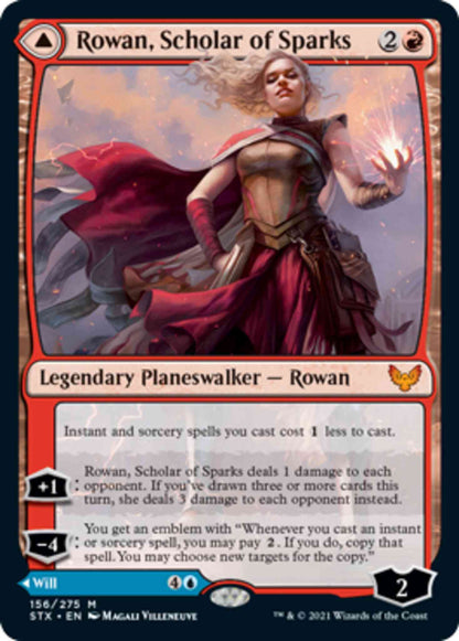 Rowan, Scholar of Sparks // Will, Scholar of Frost [156] [Strixhaven: School of Mages] [Non-Foil]