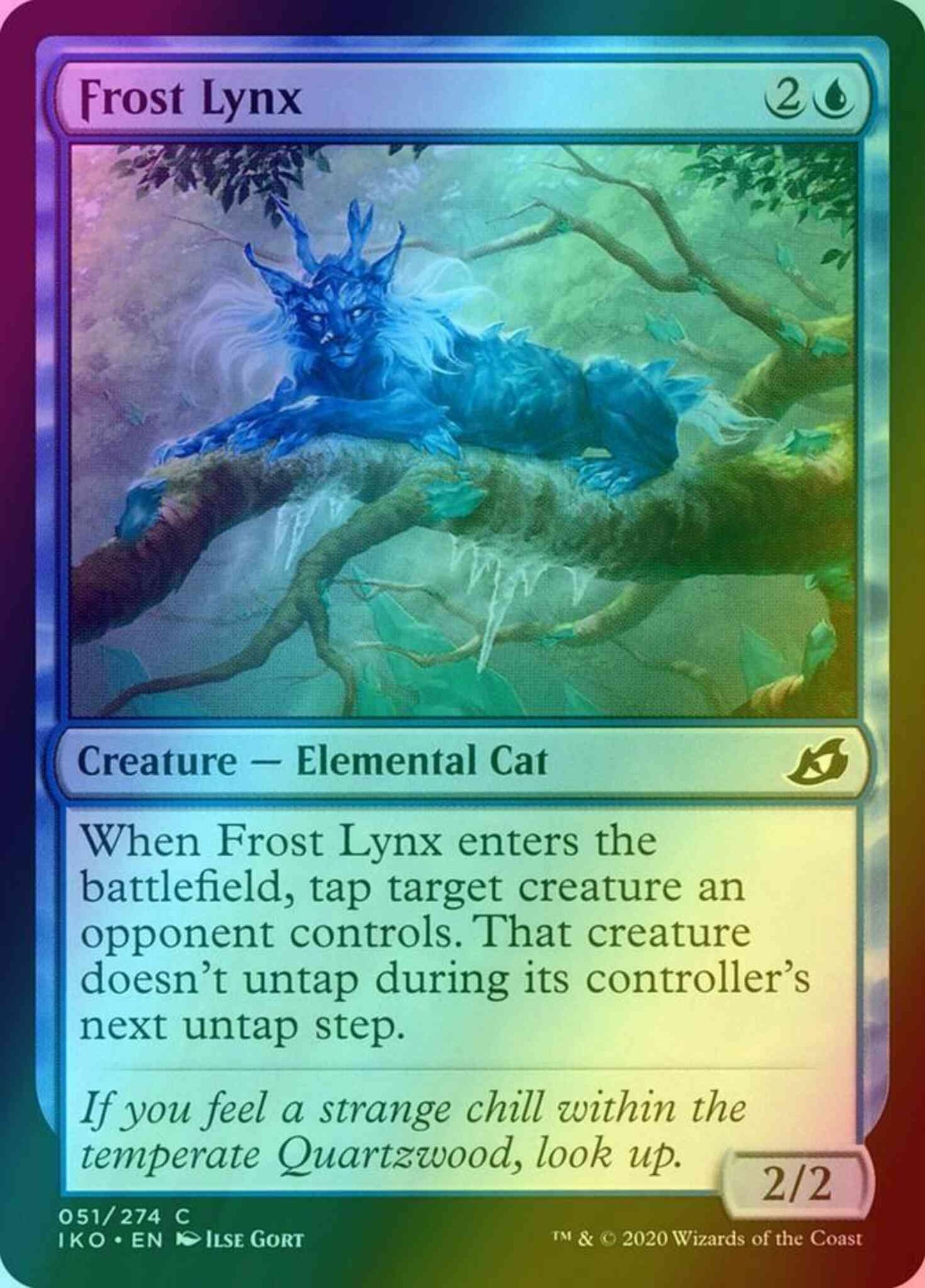 Frost Lynx [51] [Ikoria: Lair of Behemoths] [Foil]