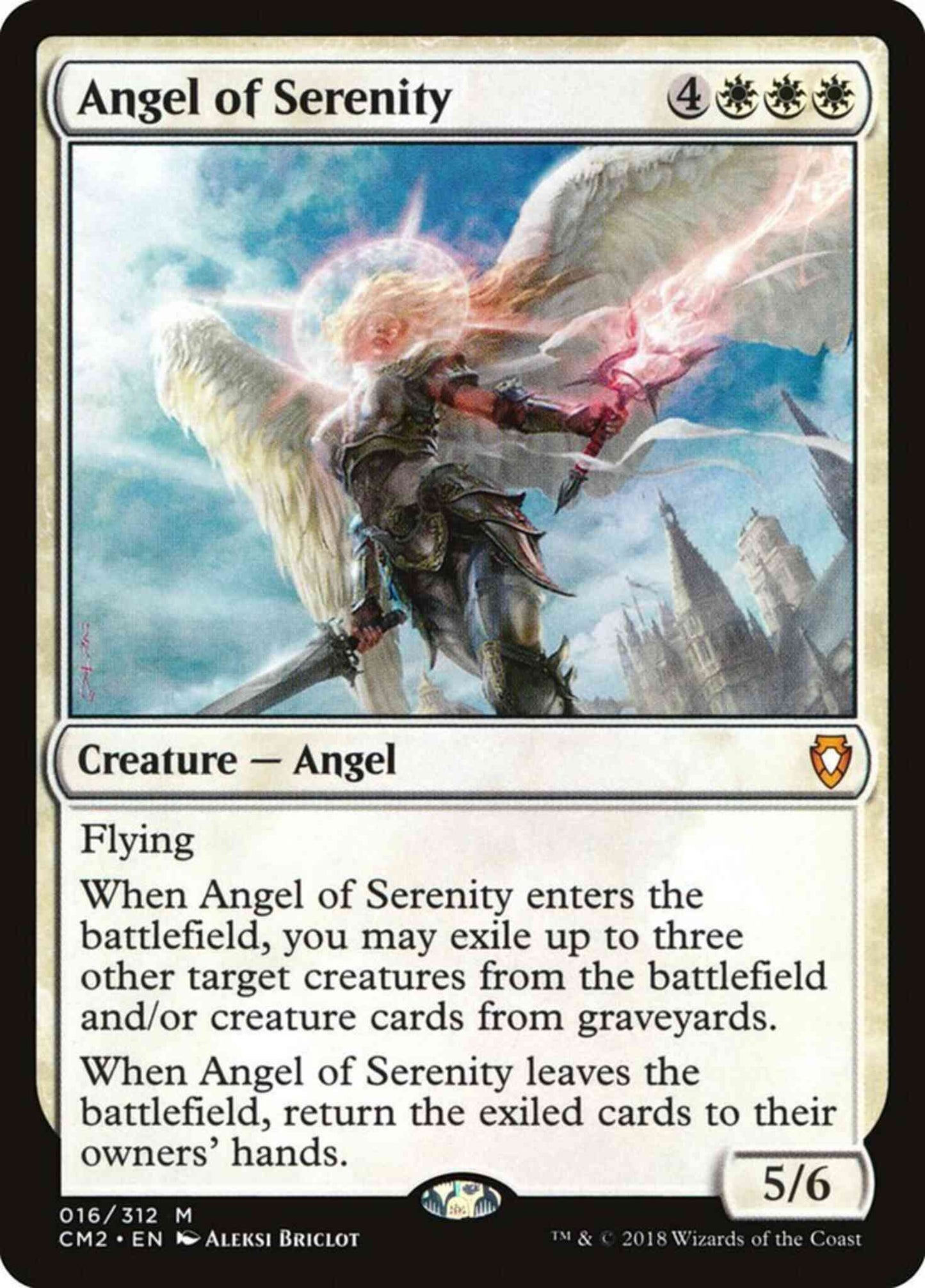 Angel of Serenity [16] [Commander Anthology Volume II] [Non-Foil]