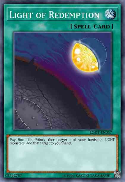 Light of Redemption - LODT-EN057 - Super Rare - 1st Edition