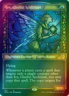 Ivy, Gleeful Spellthief [341] [Stained Glass Showcase] [Dominaria United] [Textured Foil]