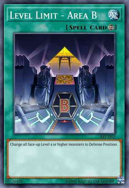 Level Limit - Area B - AP07-EN010 - Super Rare - Unlimited