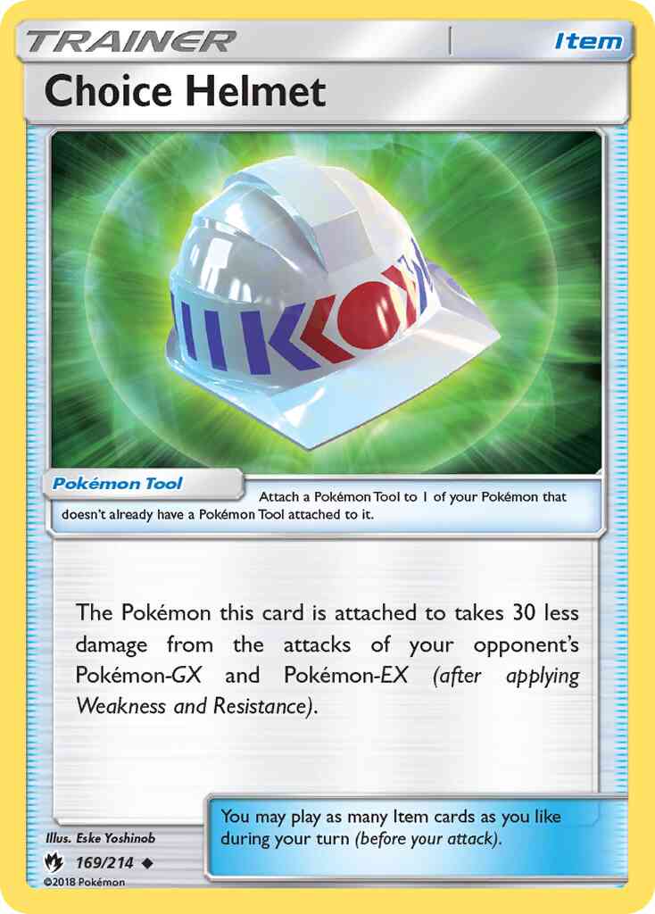 Choice Helmet - 169/214 - Uncommon [sm8-169] [Non-Holo]