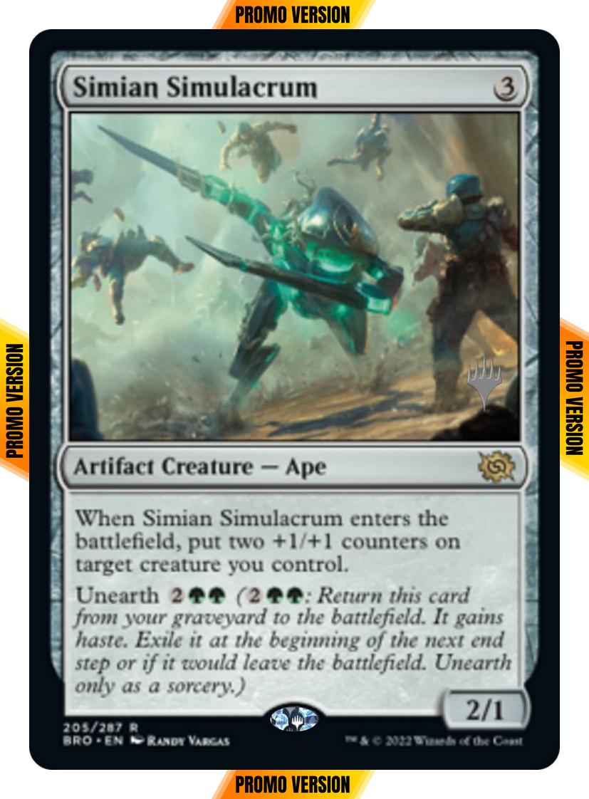 Simian Simulacrum [205p] [Promo Pack] [The Brothers' War: Promos] [Non-Foil]
