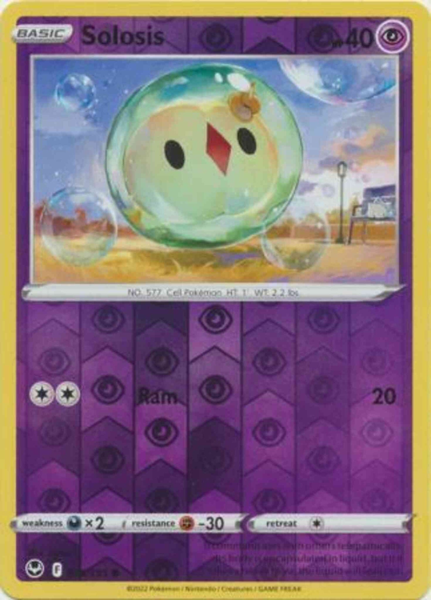 Solosis - 076/195 - Common [swsh12-076] [Reverse Holo]
