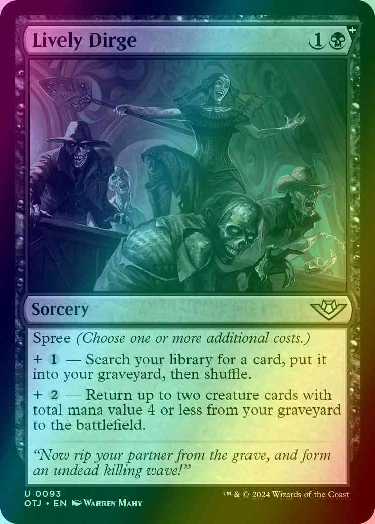 Lively Dirge [93] [Outlaws of Thunder Junction] [Foil]