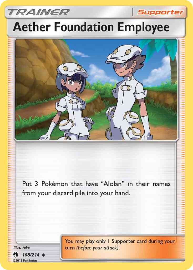 Aether Foundation Employee - 168/214 - Uncommon [sm8-168] [Non-Holo]