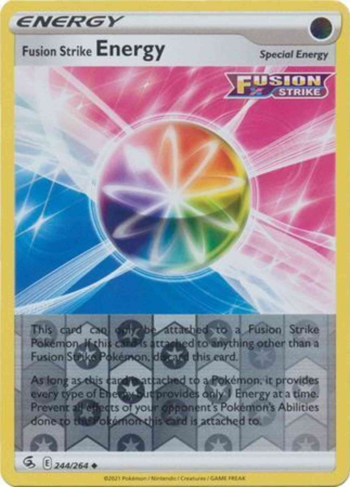 Fusion Strike Energy - 244/264 - Uncommon [SWSH8-244] [Reverse Holo]