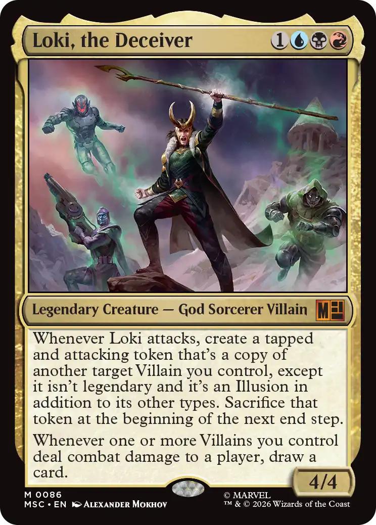 Loki, the Deceiver [86] [Marvel Super Heroes: Commander] [Non-Foil]